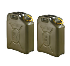Lot 2 New Scepter Genuine 5 Gallon 20 L Olive Drab Military Fuel Can Mfc Y Lot 2 New Scepter Genuine 5 Gallon 20 L Olive Drab Military Fuel Can Mfc Y