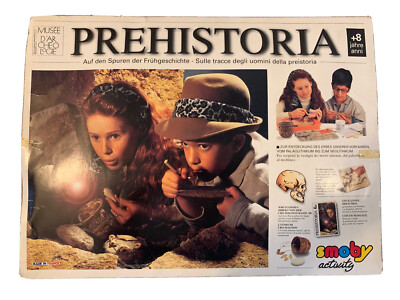Prehistoria Smoby Activity Set geöffnete Box versiegelter Inhalt