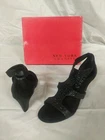 womens size 8.5 m New York Transit black strappy sandals Natures Way ~ #00G