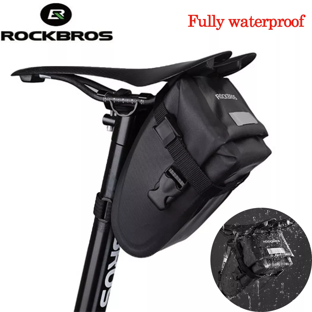 Waterproof bike saddle bag deals