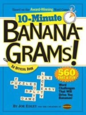 10-Minute Bananagrams - Paperback By Joe Edley - VERY GOOD