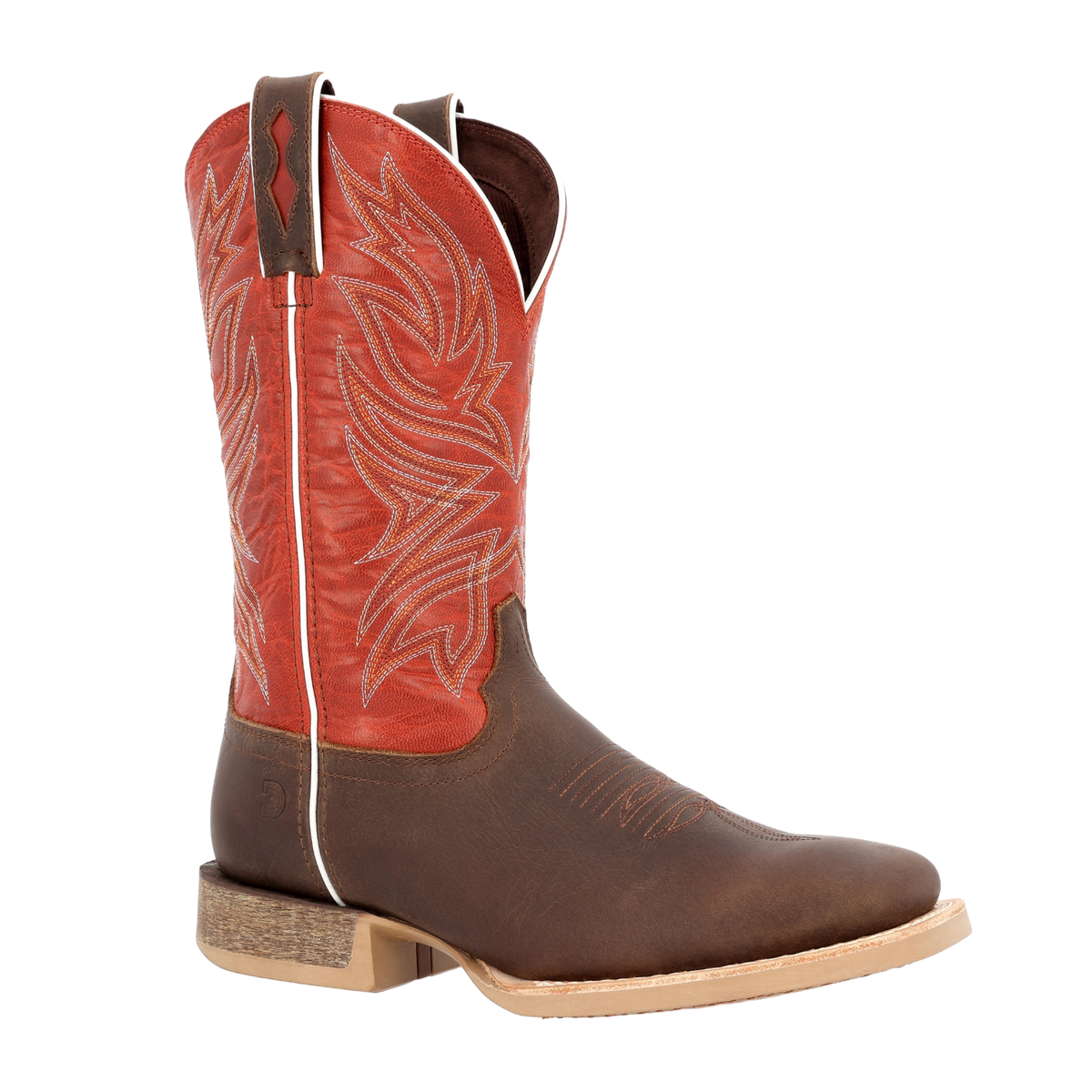 Durango Rebel Pro Men's 12" Western Boots - Full-Grain Leather With Comfort Footbed (Size 11.5, Belgian Brown/Denim Blue) - View #11