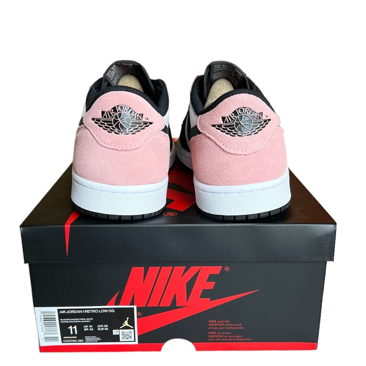 靴 Air Jordan 1 High OG Breached Coral Air Jordan 1 Retro Low OG 'Bleached Coral' CZ0790-061 – Kick