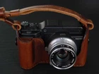 LUIGI CASE to RICOH GXR with YOUR LEICA M MODULE,+STRAP,NATURAL AGED RALLY/BLACK