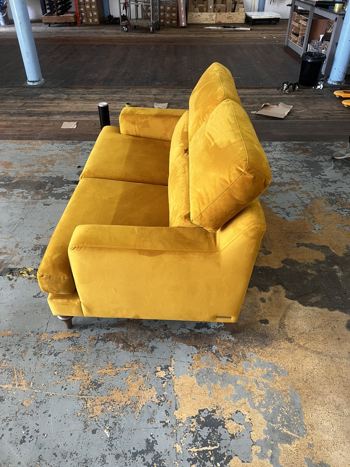 Ex Display The LOUNGE Co Company Furniture Village ROMILLY Fabric Sofa