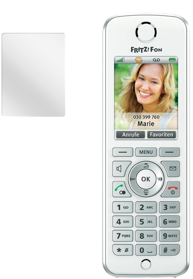 dipos I 4x Pellicola Protettiva compatibile con AVM Fritz!Fon