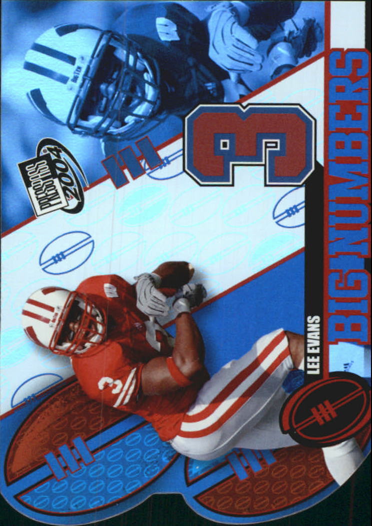 2004 Press Pass Big Numbers #BN5 Lee Evans 