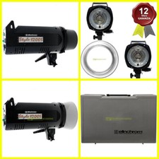Coppia Flash Monotorcia Elinchrom Style 1200S Lampeggiatore da studio 1200W