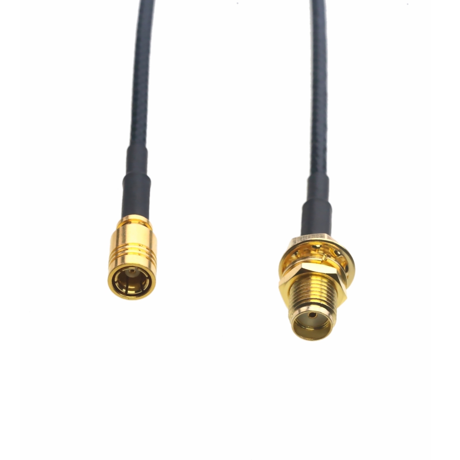 RF coax Cable SMA female nut to SMB jack RG316 6