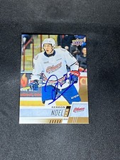 Serron Noel 2017-18 Upper Deck CHL #250 Oshawa Generals Autographed Signed Card