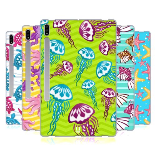 HEAD CASE DESIGNS SEA PRINTS SOFT GEL CASE FOR SAMSUNG TABLETS 1 - Picture 1 of 12
