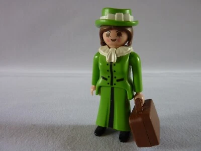 PLAYMOBIL 3803 DAME DE LA DILIGENCE VEHICULE WESTERN FAR WEST COW BOY PERSONNAGE - Photo 1/3