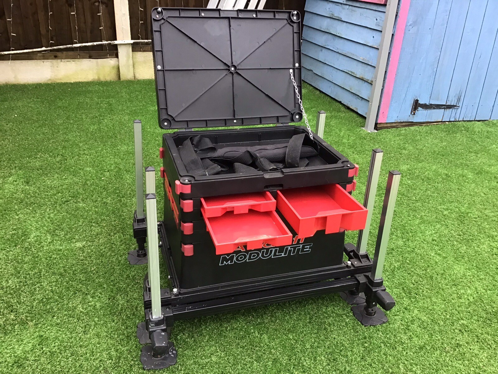 fishing seat box used eBay