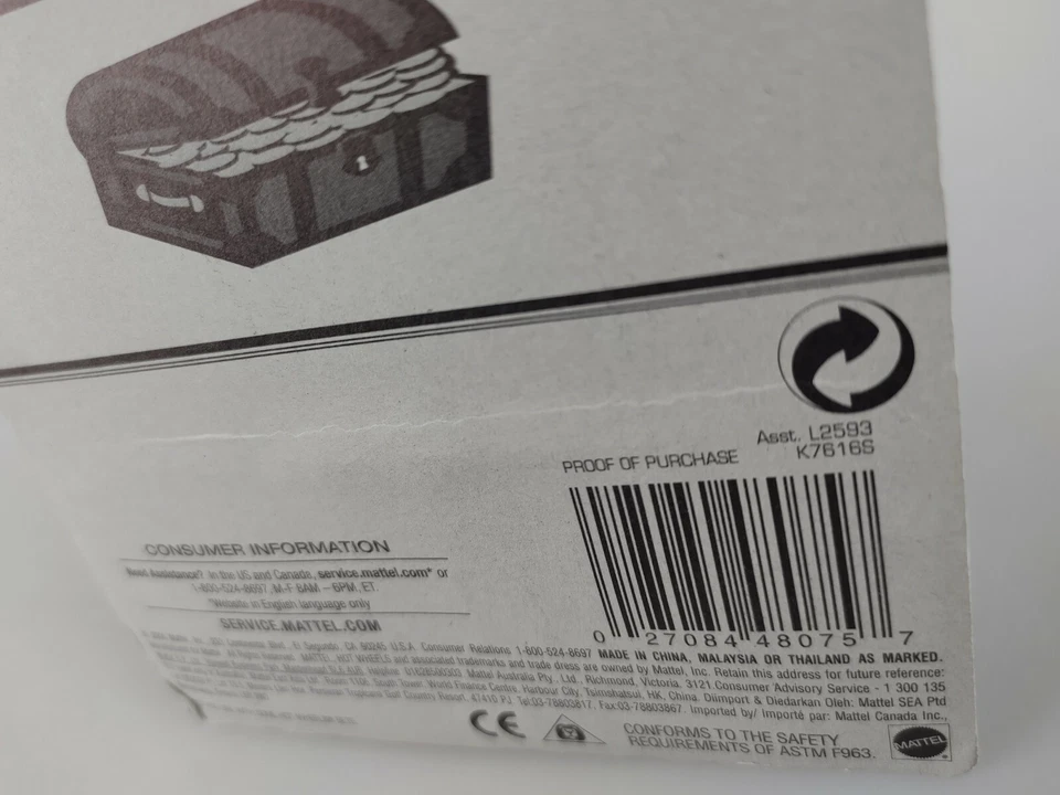 Mega Thrust #125/180 Super Treasure Hunts 05/12 Hot Wheels New * Flakey Paint * - Image 3 of 4