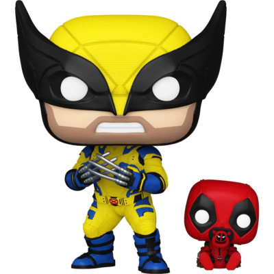 FUNKO   Deadpool + Wolverine: WOLVERINE w/BABYPOOL #1403   w/Pro   Ships Free