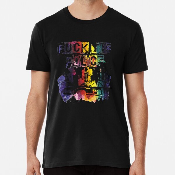 Fck Funny the police Premium Political Activism Made in USA T-Shirt S-5XL