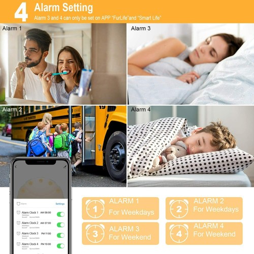 NEW AMTOK Sunrise Alarm Clock Wake Up Light, Smart WiFi Sunset