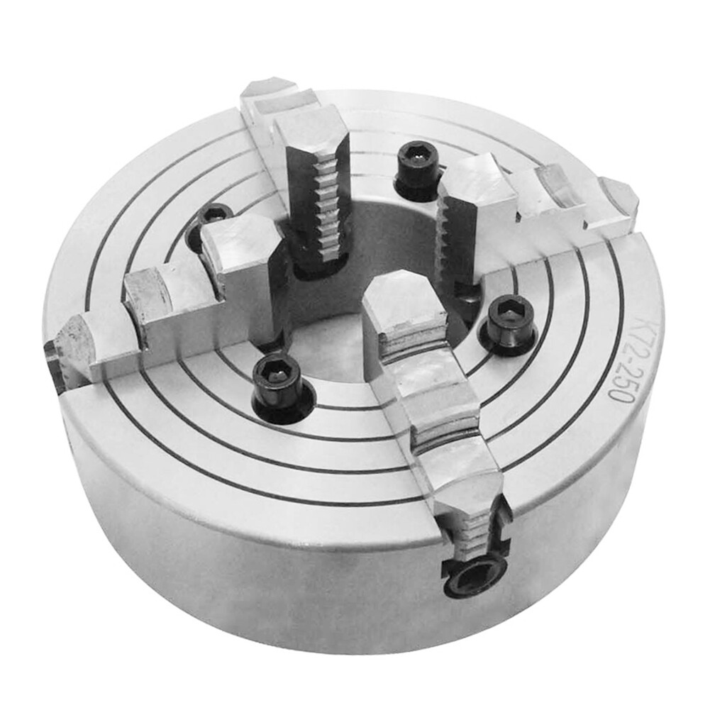 K72-250 4 Jaw Independent Reversible Lathe Chuck Lathing For