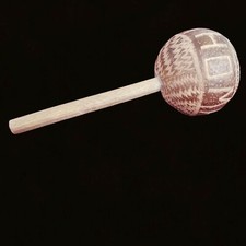 Jamaican Maracas Hand Percussion Gourd Carved Musical Instrument St Thomas 11"