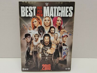 WWE Best Pay-Per-View Matches 2016 3-Disc DVD Box Set Undertaker McMahon Cena +