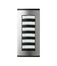 BPT HPP/6 ST 6-Push Plate Anthracite Grey License Plate Series - CAME 60090300