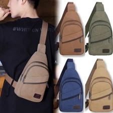 Men Large Capacity Sling Backpack Bag Multipurpose Travel Crossbody Bag Backpack