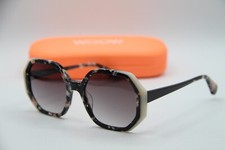 NEW WOOW SUPER VISION 2 COL 0503 BLACK NUDE GRADIENT SUNGLASSES W/CASE 53-18
