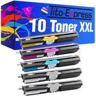 10x Toner-Patrone XL PlatinumSerie für Konica Minolta Magicolor 1600 W 1650 1650