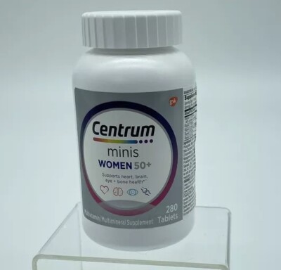 Centrum Minis Women's Multivitamin for Women 50 + 280 Tablets Expires 2026