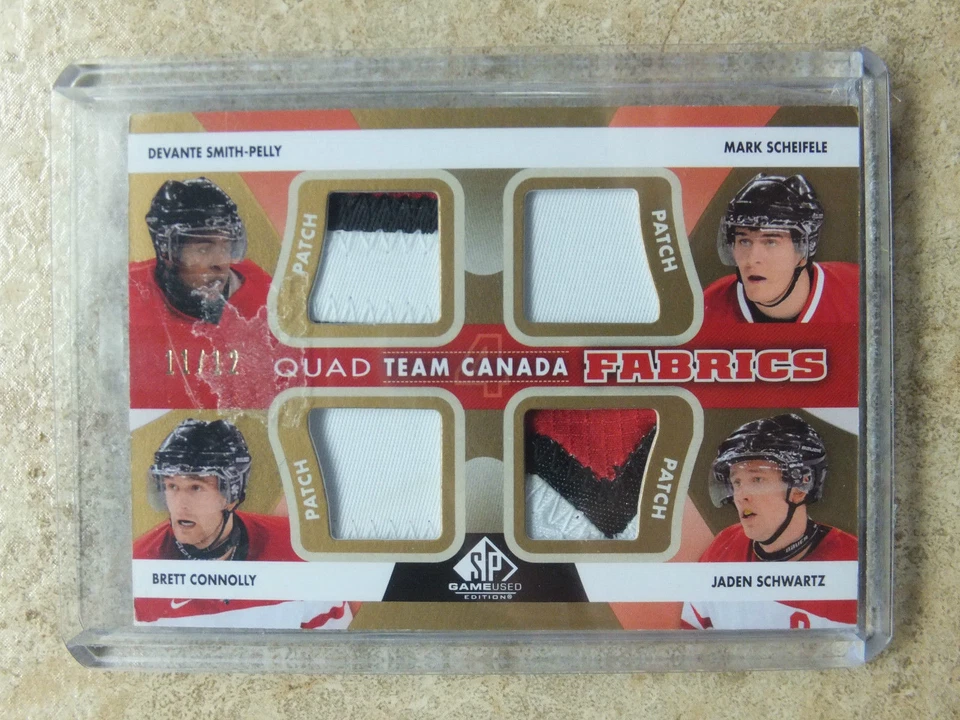 Parche 12-13 SP Juego Usado Equipo Canadá SMITH-PELLY/SCHEIFELE/CONNOLLY/SCHWARTZ/12 Foto 3 de 3