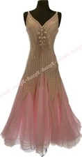 Handmade Dance Dress/Standard Ballroom Competition smooth Waltz Tango Costume