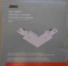 JUNO LIGHTING GROUP - JUNO TRAC-LITES Adj. Connector, White, R24 WH
