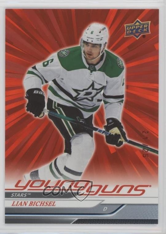 2024 UD Extended Series Young Guns Outburst Red 21/25 Lian Bichsel #704 Rookie