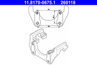 ATE 11.8170-0675.1 TräGer, Bremssattel FüR Volvo