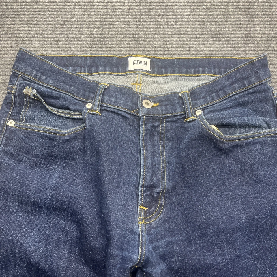 EDWIN Japanese Wash Denim ED-85 Slim Tapered Selvedge Jeans W34 L34 Europe - Image 2 of 4