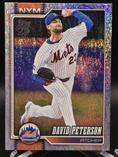 Topps 2026 Series 1 Sandglitter David Peterson New York Mets #215 Baseball Card