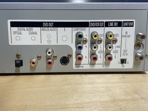 Toshiba SD-V280U DVD VCR Combo 4 Head HiFi VHS (No Remote) - 第 7/10 張圖片