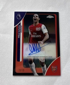 topps Aesrnal ミケル アルテタ Auto Mikel Arteta | eBay