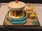 Vintage 1972 Fisher Price Little People Play Merry Go Round Carousel not Working