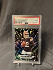 2025 Panini Donruss Elite Shedeur Sanders Razzle Dazzle #112 RC PSA 9