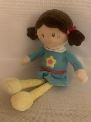 Sainsburys Mädchen Puppe Blume blau Kleid Stofftier 13 Zoll