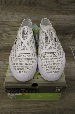 DC Shoes X Bob's Burgers Collab Manual White Skate Shoe Mens Sz 11.5