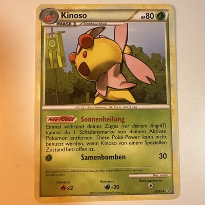 Pokemon Karte Trading Card Game Entfesselt Nr. 28/95 Kinoso deutsch