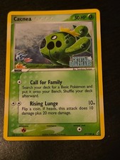 Cacnea 47/100 EX Crystal Guardians Stamp Holo Pokemon Card