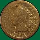 1864 Bronze Indian Head Cent Good G Coin #40333