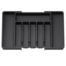 1Pcs Upgradation Adjustable Flatware Tableware Organizer – Plastic Multifunction