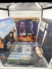 4 Laserdiscs - Blown Away, The Fan, Widows Peak, Her Majesty Mrs Brown