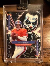 2025 Wild Card Jokers Wild John Elway 1/1 Denver Broncos