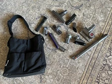 Dyson Vacuum OEM Caddy Accessory Bag and Attachments Accessories Brushes