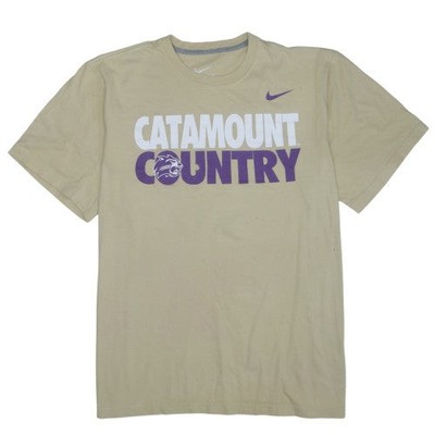 Nike Herren T-Shirt Beige Catamount Country Graphic XXL Regular Fit